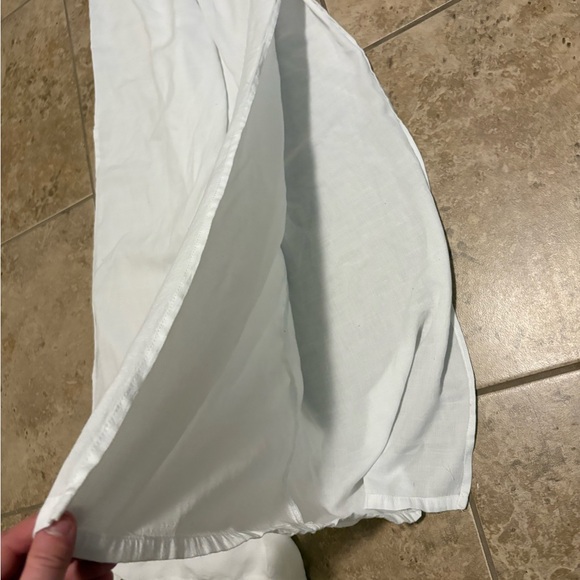 White Flowy Pants - Picture 3 of 5